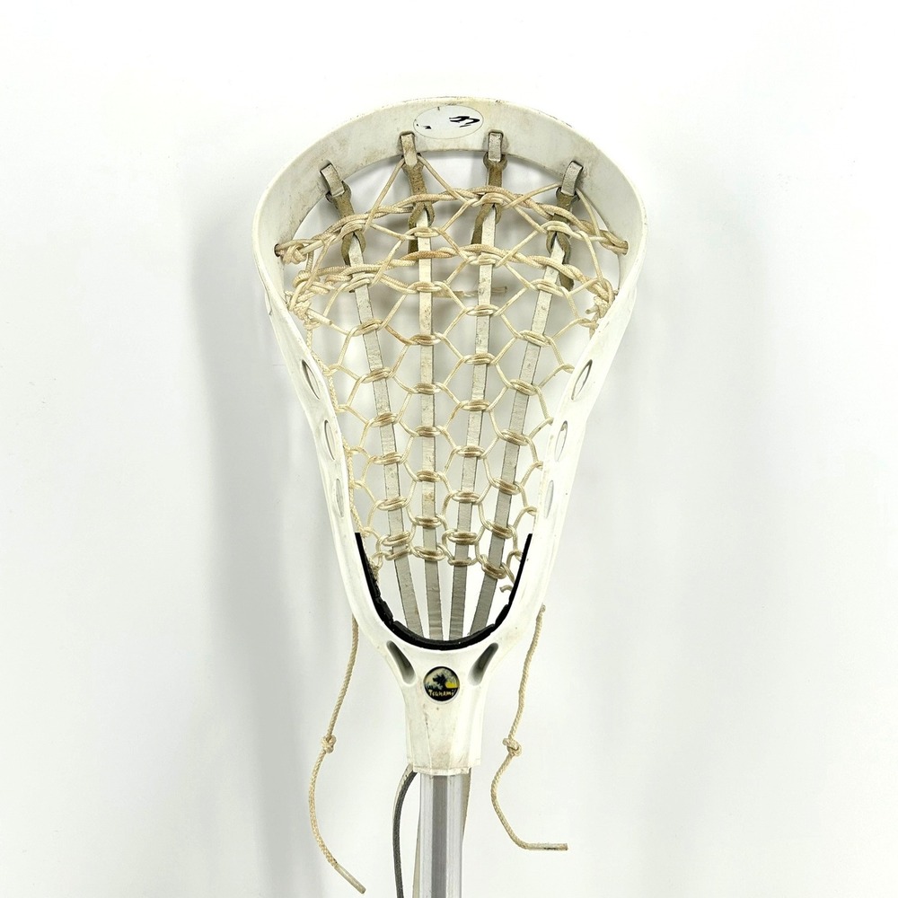 Boombah Tsunami Lacrosse White Head Lace Lock Brine Aluminum Alloy Shaft 43 Inch